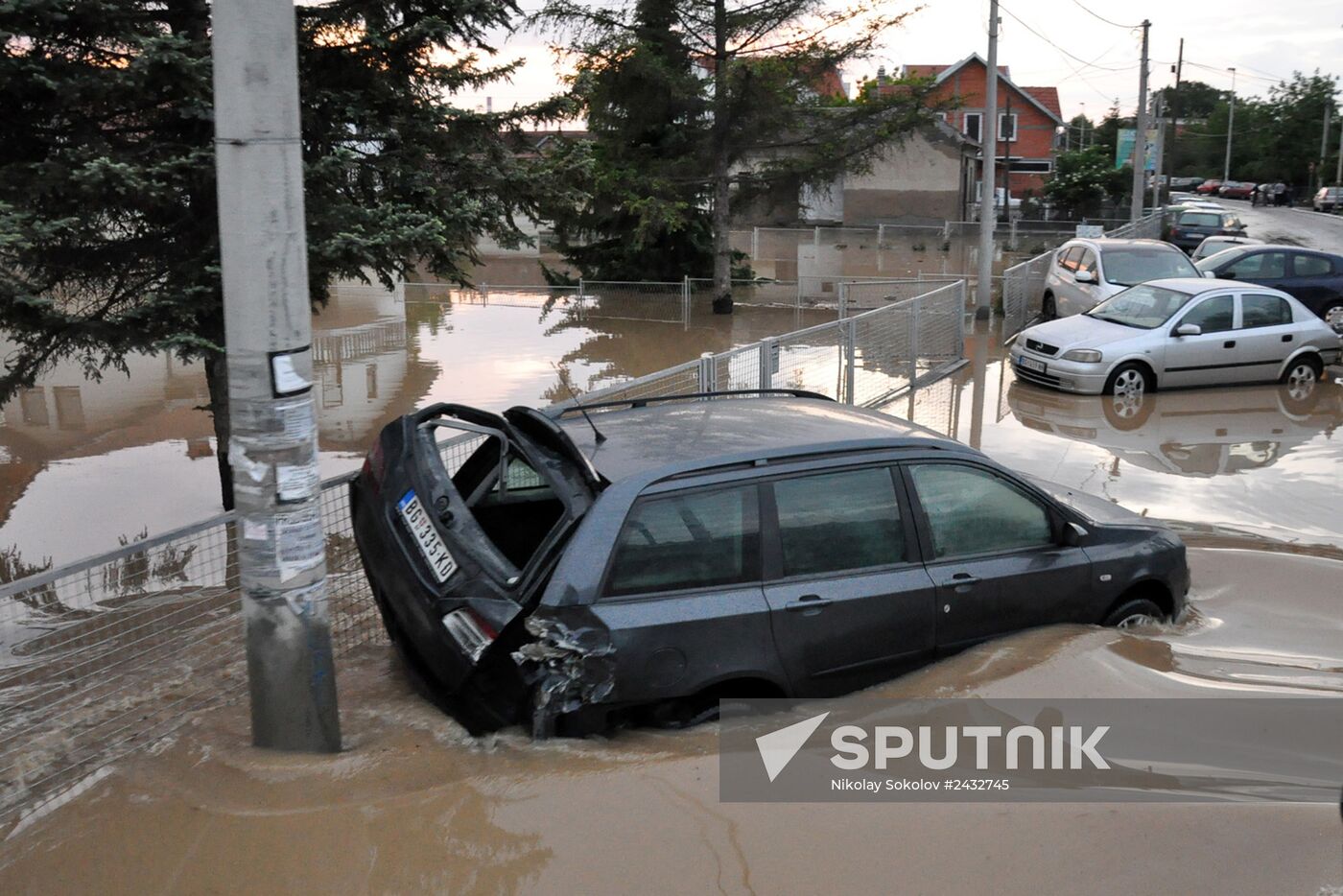 Severe floods in Serbia