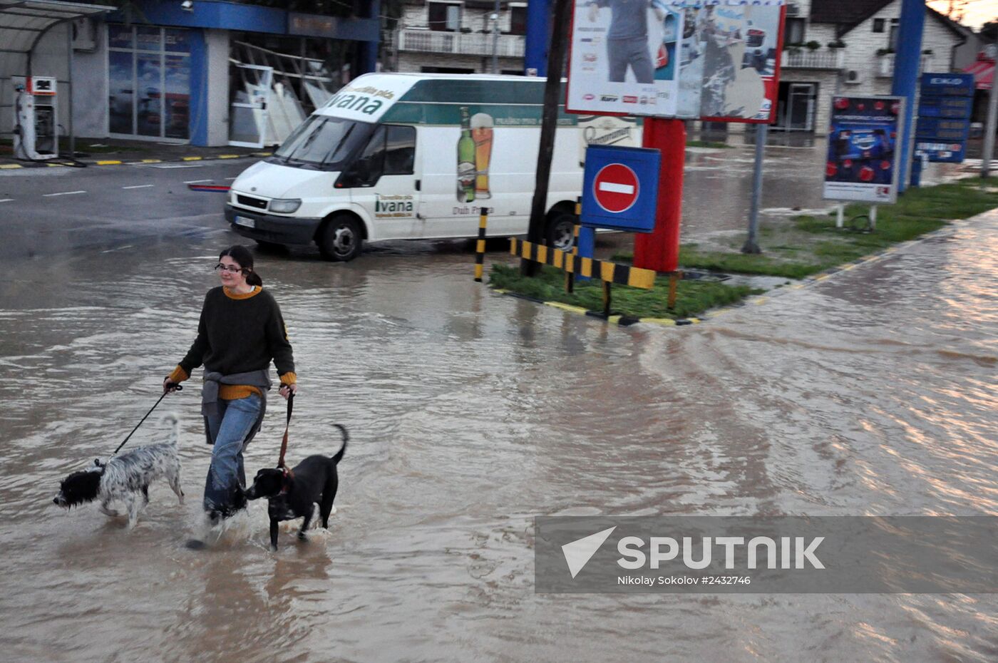 Severe floods in Serbia