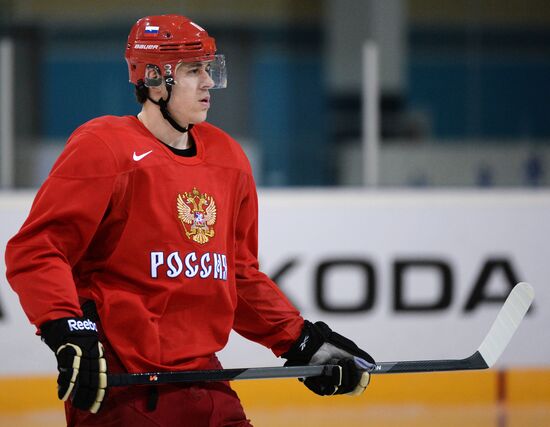 Hockey. Russian national team's training session