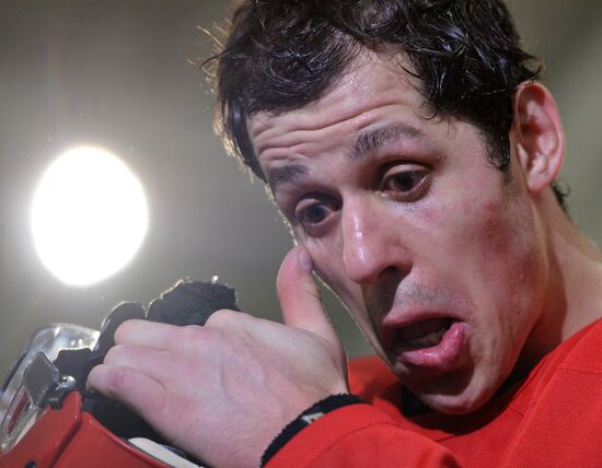 Hockey. Russian national team's training session