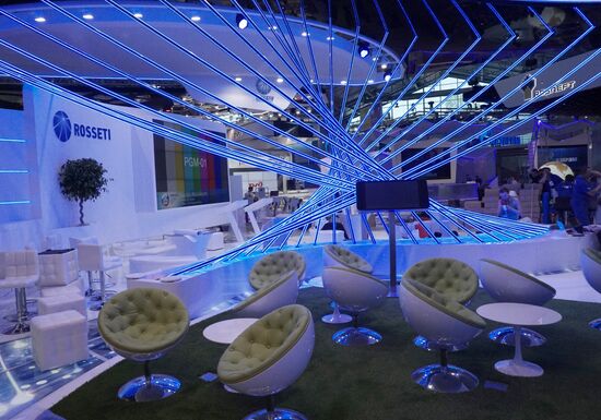 Preparations for opening of St.Petersburg International Economic Forum