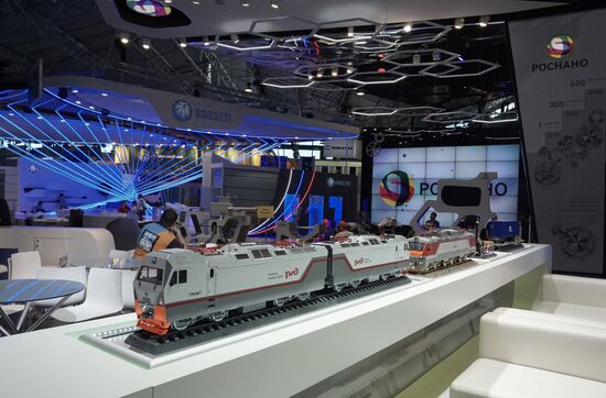 Preparations for opening of St.Petersburg International Economic Forum
