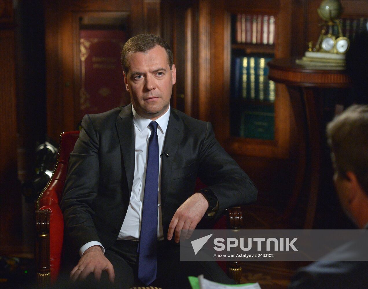 Dmitry Medvedev interviewed by Bloomberg TV channel of the United States