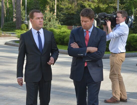 Dmitry Medvedev interviewed by Bloomberg TV channel of the United States