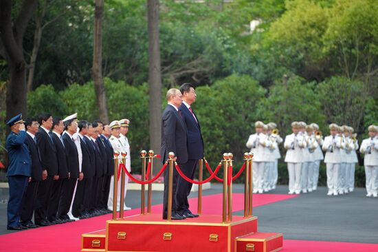 Vladimir Putin pays official visit to People's Republic of China