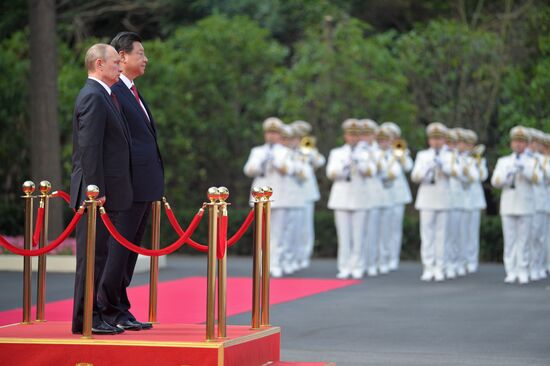 Vladimir Putin pays official visit to People's Republic of China