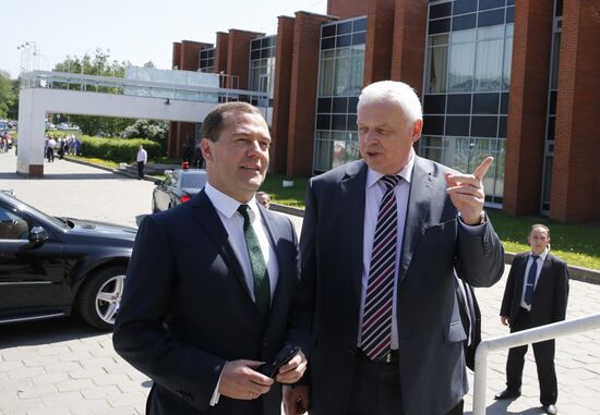 Dmitry Medvedev's trip to Zelenograd