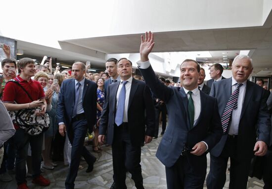 Dmitry Medvedev's trip to Zelenograd