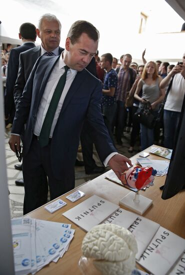 Dmitry Medvedev's trip to Zelenograd