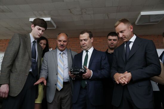 Dmitry Medvedev's trip to Zelenograd
