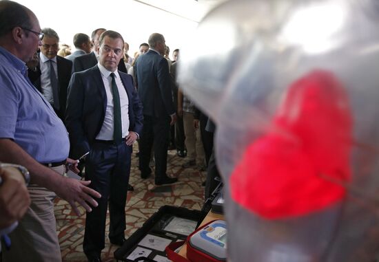 Dmitry Medvedev's trip to Zelenograd