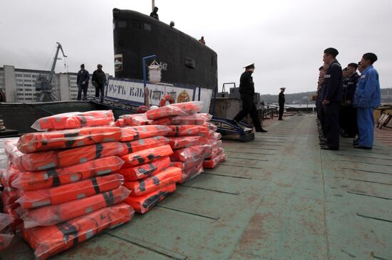 Life of the crew of Pacific Fleet's diesel submarine "Ust-Kamchatsk"