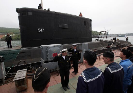 Life of the crew of Pacific Fleet's diesel submarine "Ust-Kamchatsk"