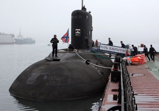 Life of the crew of Pacific Fleet's diesel submarine "Ust-Kamchatsk"