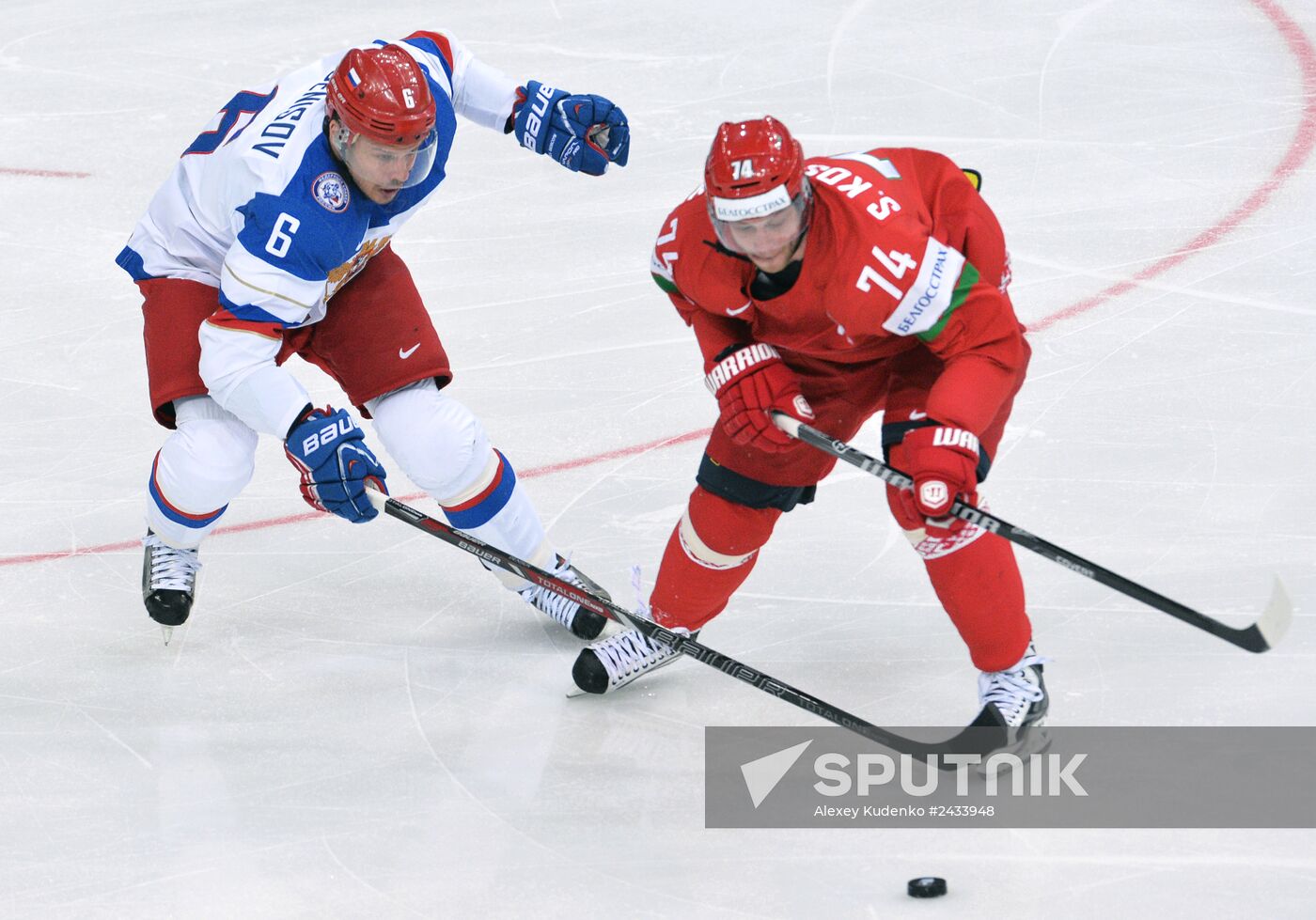 2014 IIHF Ice Hockey World Championship. Russia vs. Belarus