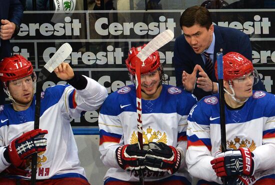 2014 IIHF Ice Hockey World Championship. Russia vs. Belarus