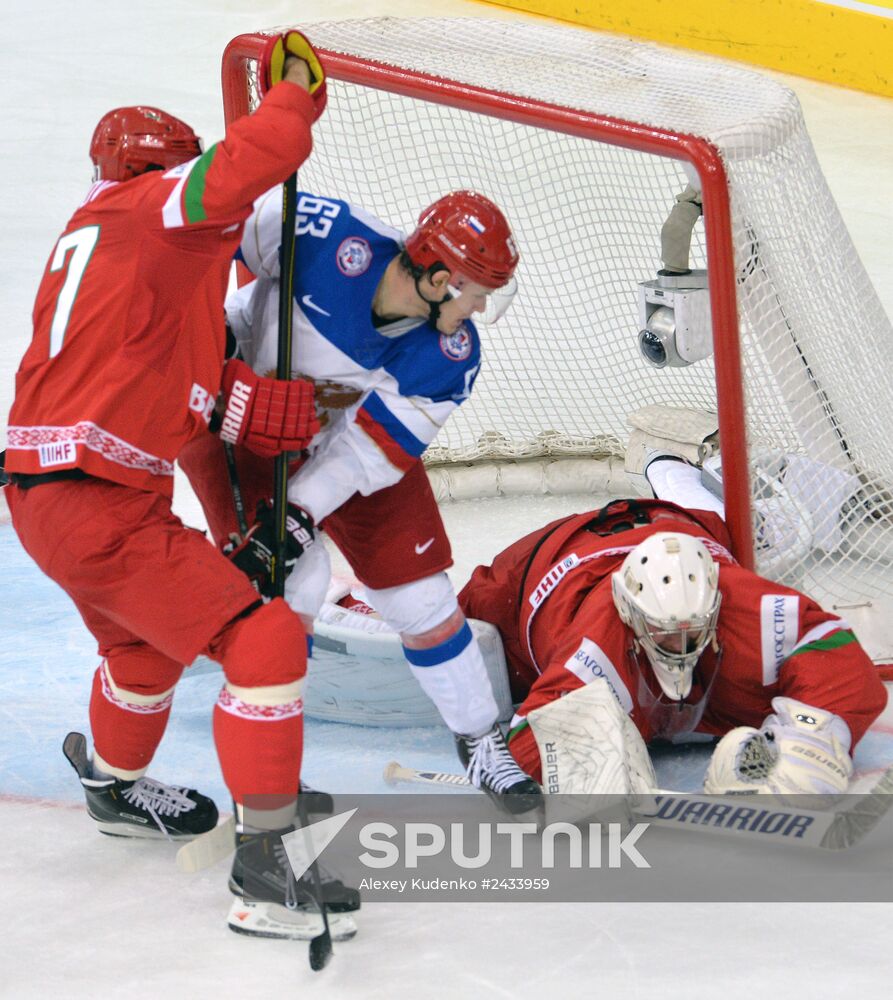 2014 IIHF Ice Hockey World Championship. Russia vs. Belarus