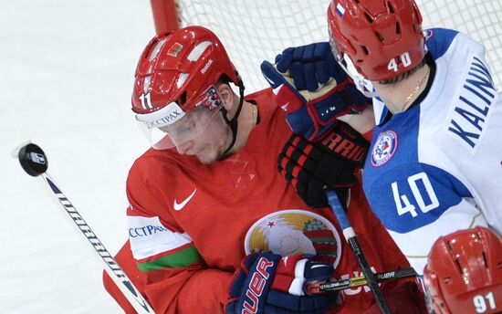 2014 IIHF Ice Hockey World Championship. Russia vs. Belarus