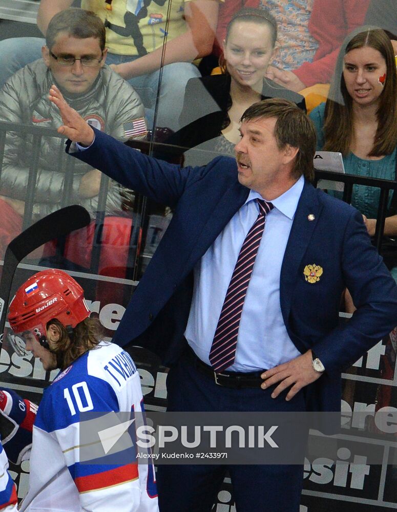 2014 IIHF Ice Hockey World Championship. Russia vs. Belarus