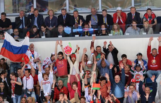2014 IIHF Ice Hockey World Championship. Russia vs. Belarus
