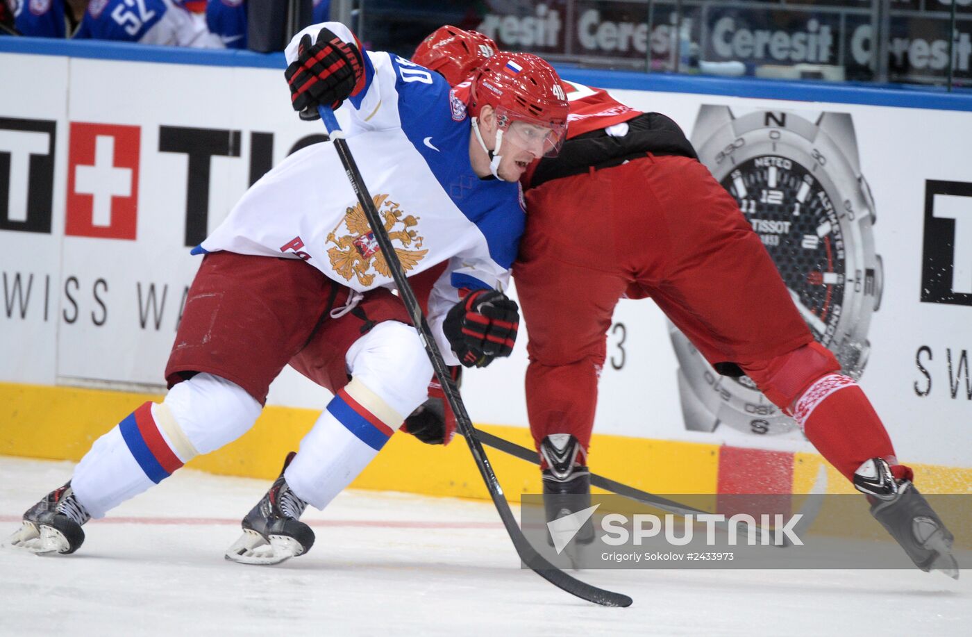 2014 IIHF Ice Hockey World Championship. Russia vs. Belarus