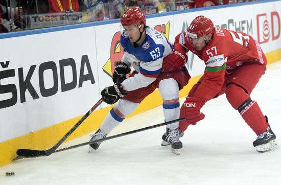 2014 IIHF Ice Hockey World Championship. Russia vs. Belarus
