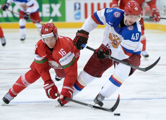 2014 IIHF Ice Hockey World Championship. Russia vs. Belarus