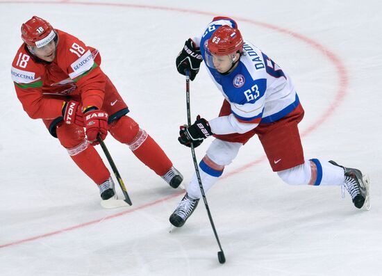 2014 IIHF Ice Hockey World Championship. Russia vs. Belarus