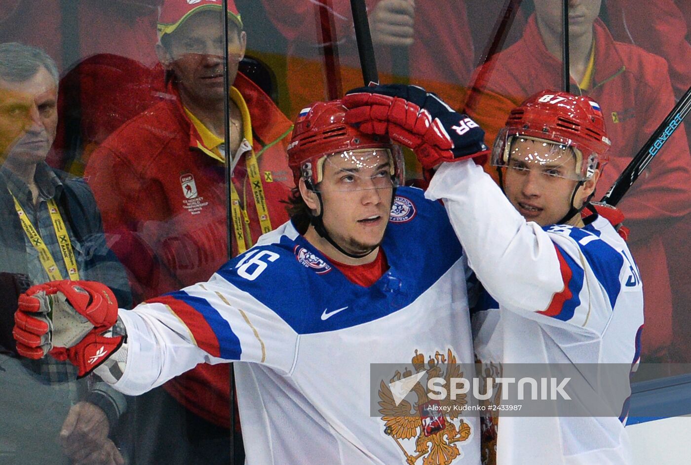 2014 IIHF Ice Hockey World Championship. Russia vs. Belarus