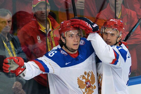2014 IIHF Ice Hockey World Championship. Russia vs. Belarus