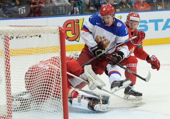 2014 IIHF Ice Hockey World Championship. Russia vs. Belarus