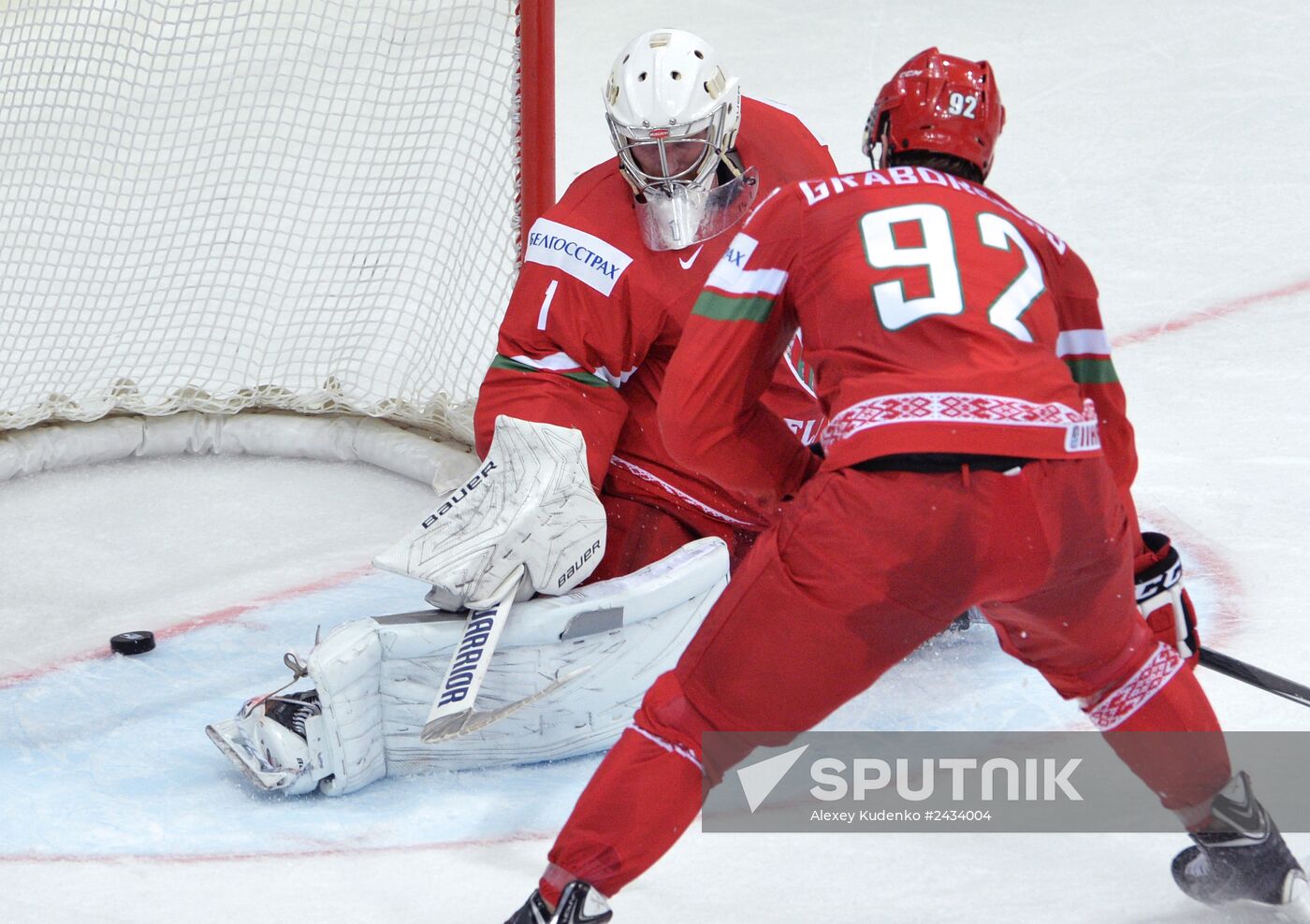 2014 IIHF Ice Hockey World Championship. Russia vs. Belarus