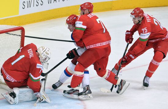 2014 IIHF Ice Hockey World Championship. Russia vs. Belarus