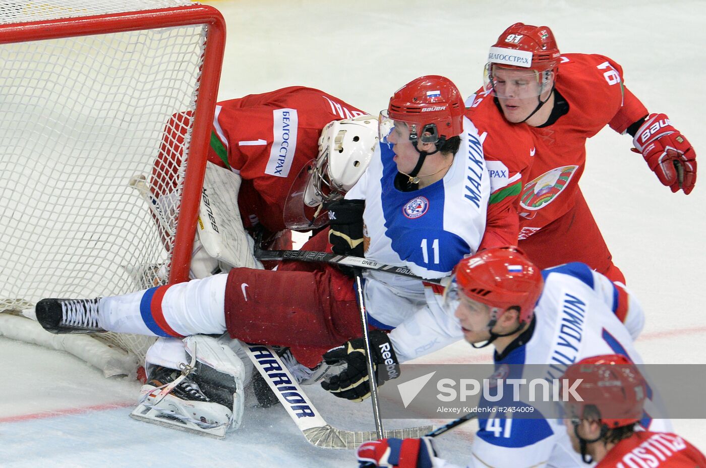 2014 IIHF Ice Hockey World Championship. Russia vs. Belarus