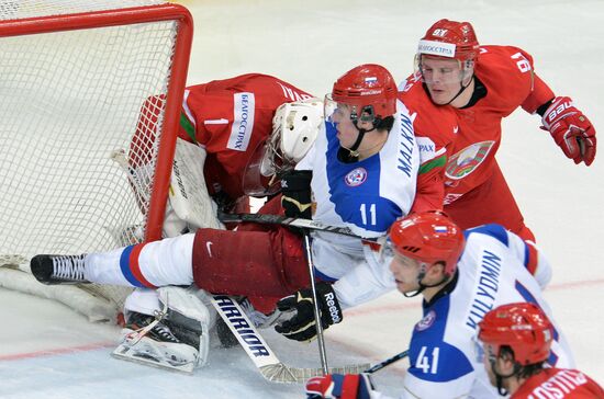 2014 IIHF Ice Hockey World Championship. Russia vs. Belarus