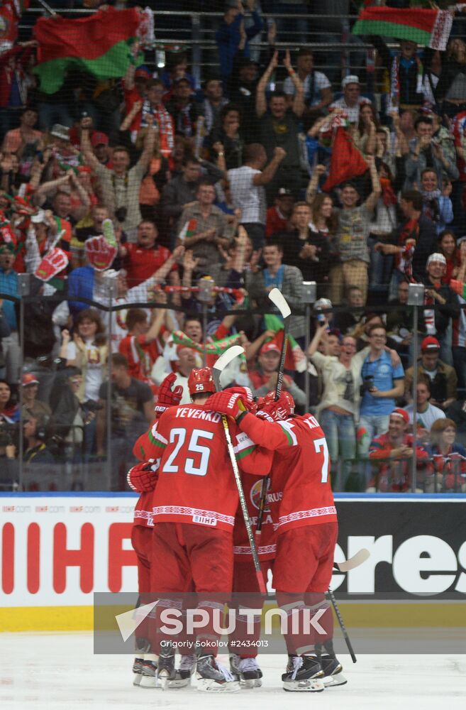 2014 IIHF Ice Hockey World Championship. Russia vs. Belarus