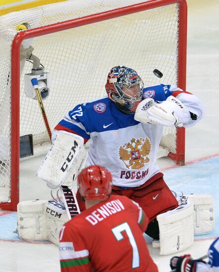 2014 IIHF Ice Hockey World Championship. Russia vs. Belarus