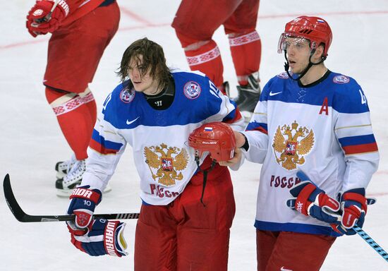 2014 IIHF Ice Hockey World Championship. Russia vs. Belarus