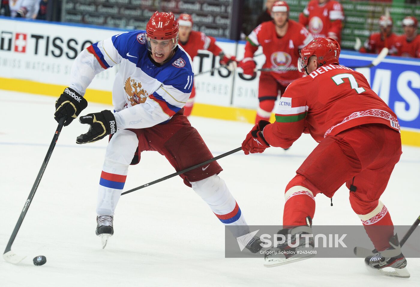 2014 IIHF Ice Hockey World Championship. Russia vs. Belarus