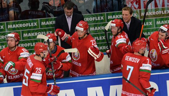 2014 IIHF Ice Hockey World Championship. Russia vs. Belarus