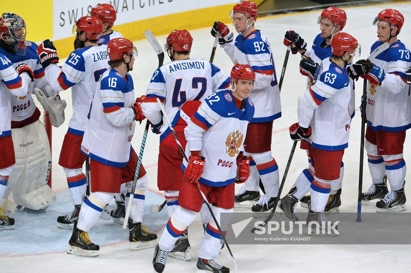 2014 IIHF Ice Hockey World Championship. Russia vs. Belarus