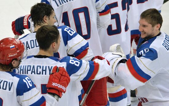 2014 IIHF Ice Hockey World Championship. Russia vs. Belarus
