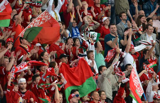 2014 IIHF Ice Hockey World Championship. Russia vs. Belarus