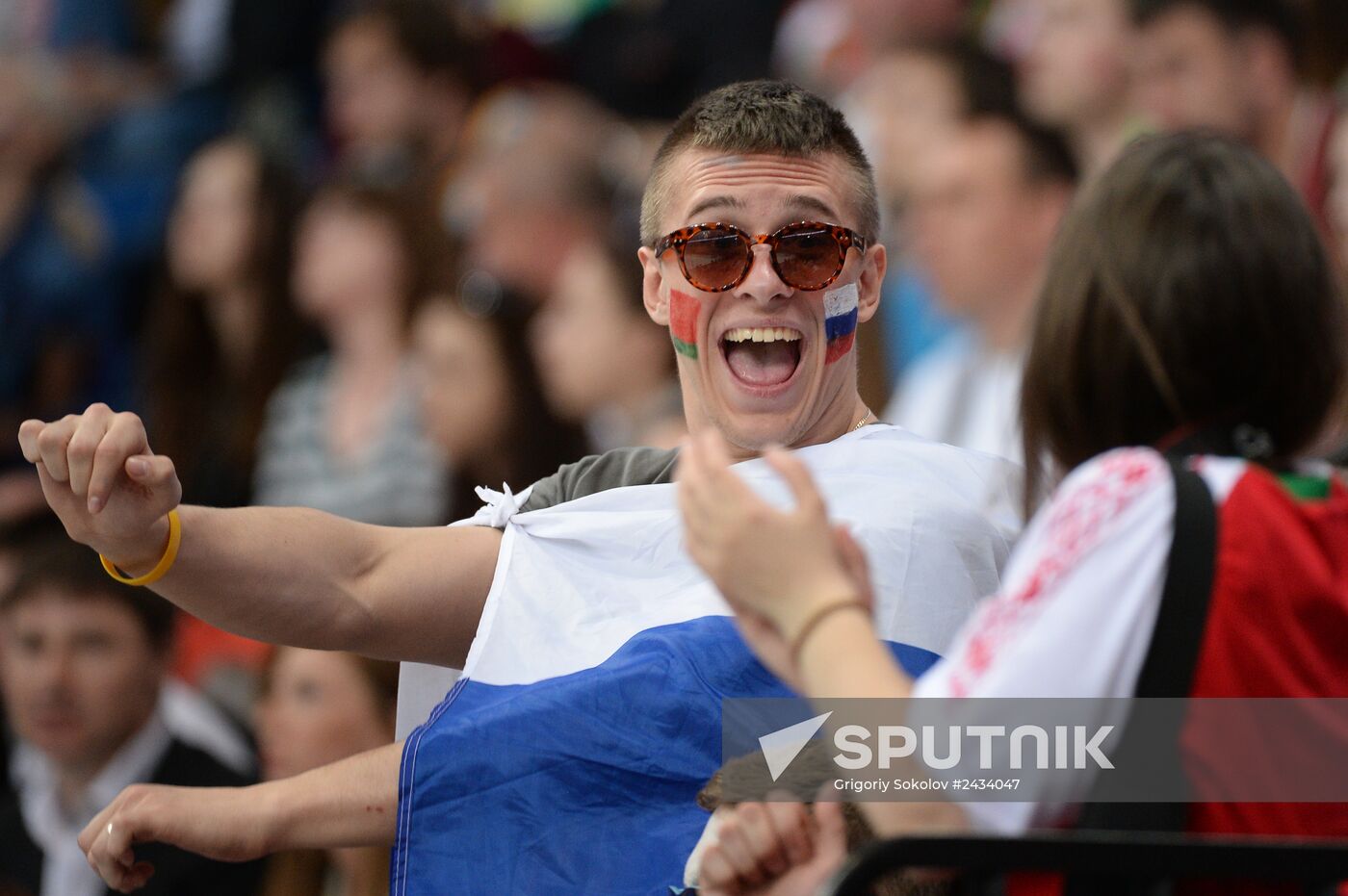 2014 IIHF Ice Hockey World Championship. Russia vs. Belarus