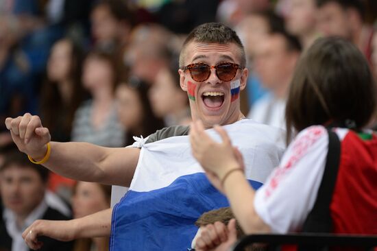 2014 IIHF Ice Hockey World Championship. Russia vs. Belarus