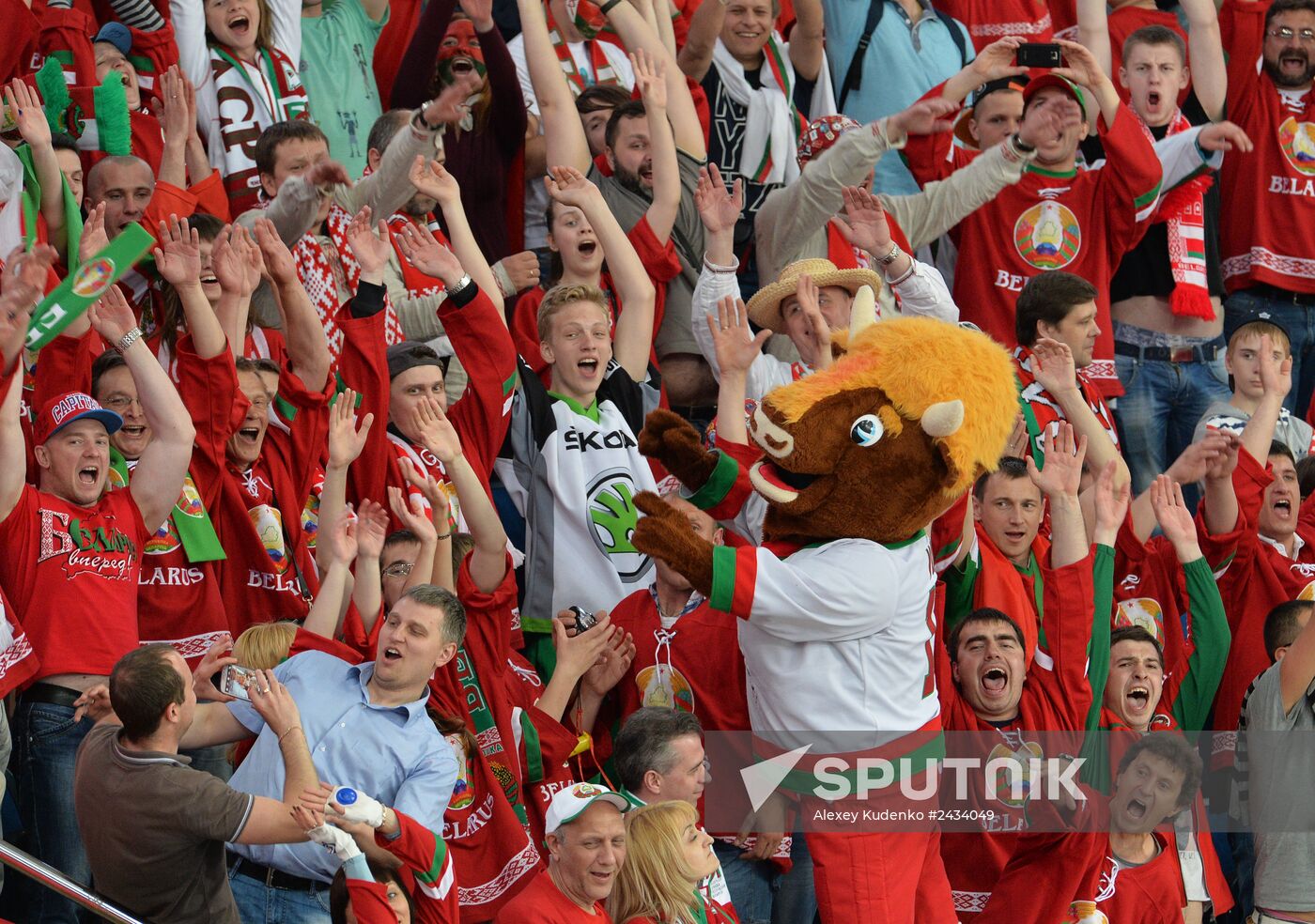 2014 IIHF Ice Hockey World Championship. Russia vs. Belarus