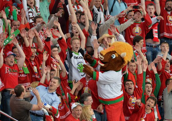 2014 IIHF Ice Hockey World Championship. Russia vs. Belarus