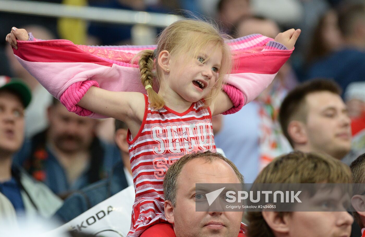 2014 IIHF Ice Hockey World Championship. Russia vs. Belarus