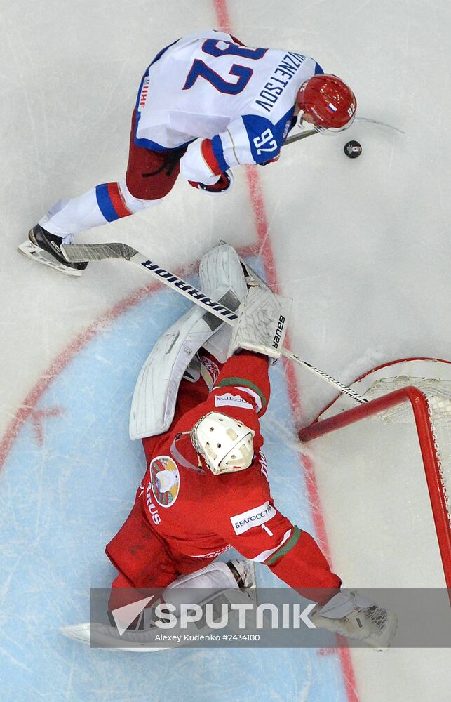 2014 IIHF Ice Hockey World Championship. Russia vs. Belarus