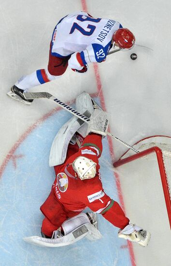 2014 IIHF Ice Hockey World Championship. Russia vs. Belarus